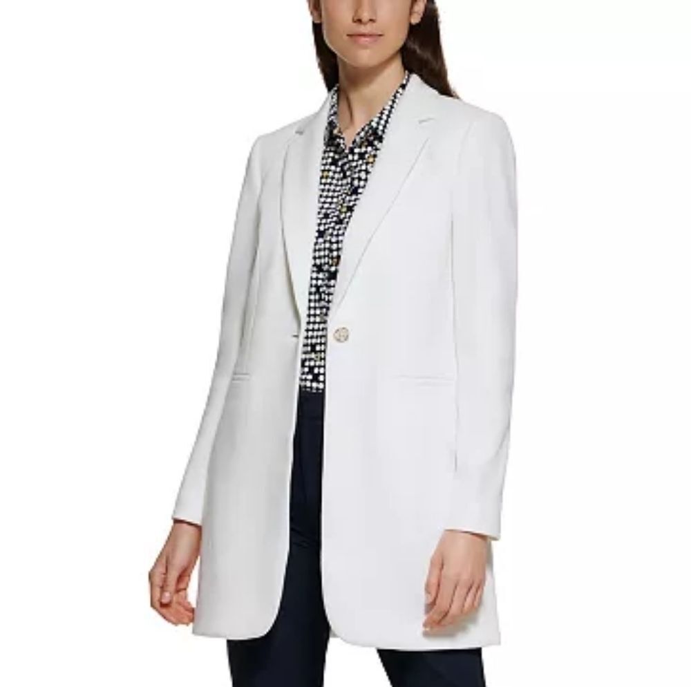 Tommy Hilfiger | Solid One-Button Topper Jacket